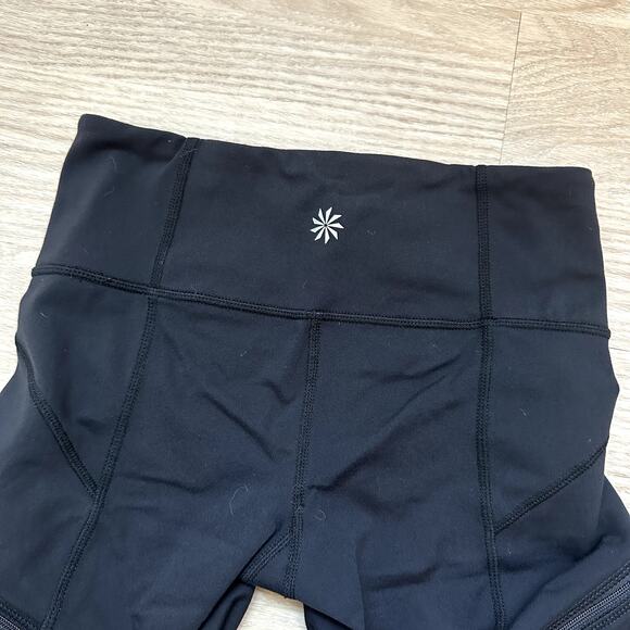 Athleta black leggings with zipped pockets XXSP - Picture 4 of 5